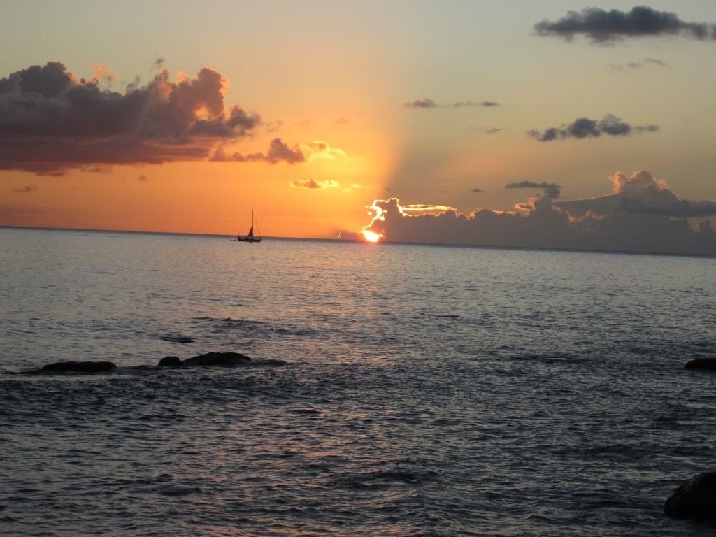 Sunset at Black Sand Cove, Nevis