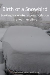 Birth of a Snowbird: finding winter accommodations in a warmer clime