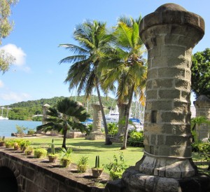 Nelson's Dockyard columns