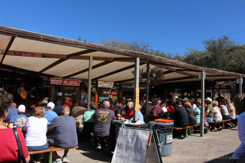 Patio at Tortilla Flat