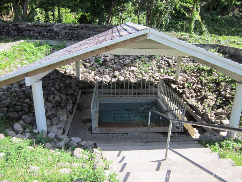 Nevis hot springs pool