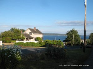 House along the water in Port Townsend, Washington, USA