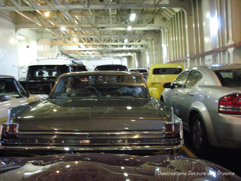 Cars on Black Ball Ferry, Victoria to Port Angeles