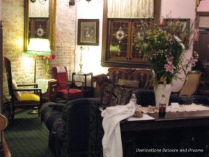 Sitting room at the Palace Hotel Port Townsend, Washington