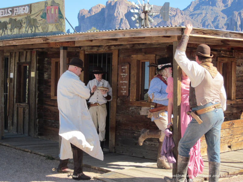 Old west characters at Superstition Mountain Museum