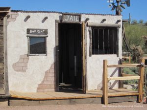 Old jail on grounds of Superstition Mountain Museum