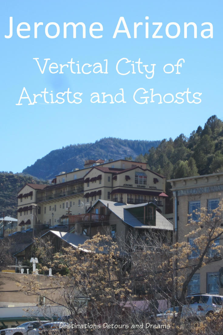 Jerome #Arizona is a vertical city of #ghosts and #artists. 