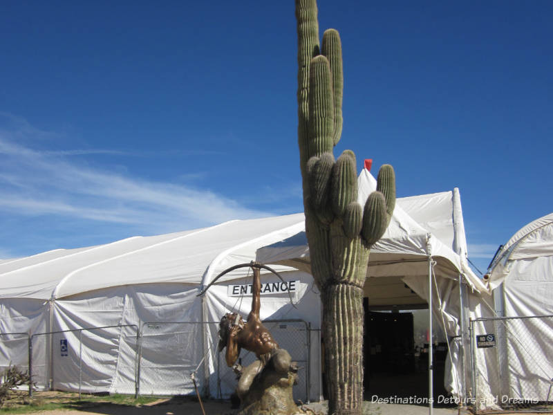 Entrance to Arizona Fine Art Expo, Scottsdale Arizona