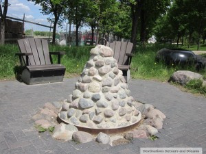 Fire Pit near Canadian Museum for Human Rights