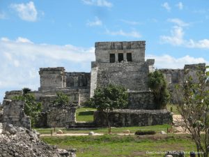 El Castillo at Tulum Mayan ruins, Mexico