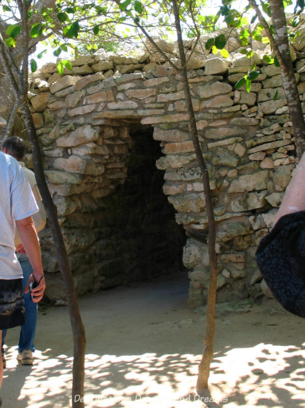 Entrance to Tulum Mayan Ruins, Mexico