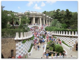 Entrance stairway at Park Güell