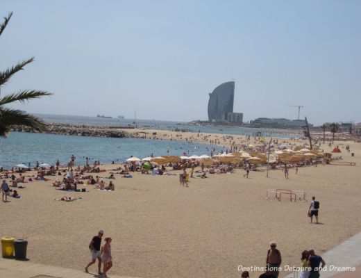 Guide to exploring Barcelona on foot: Las Ramblas, the Gothic Quarter, the Eixemple district, and the beach