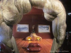 Mae West room at Dali Theatre-Museum in Figueres Spain