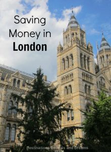 Tips for saving money when visiting London, which can be an expensive city