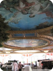 Venetian carport ceiling