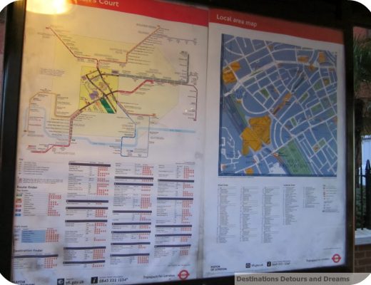 London Transport map