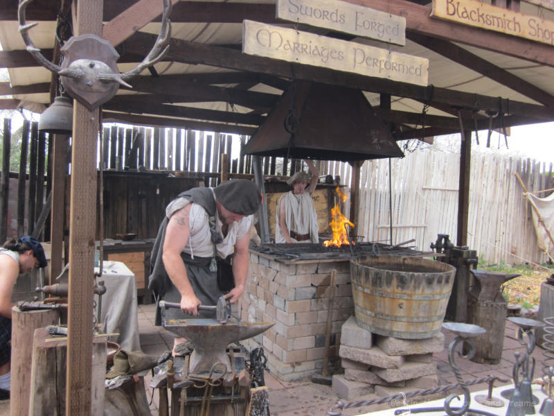 Blacksmith at Arizona Renaissance Festival