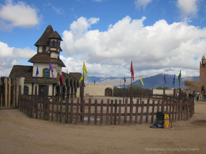 Jousting arena at Arizona Renaissance Festival