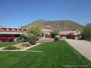 Back of Taliesin West in Scottsdale was once the entrance