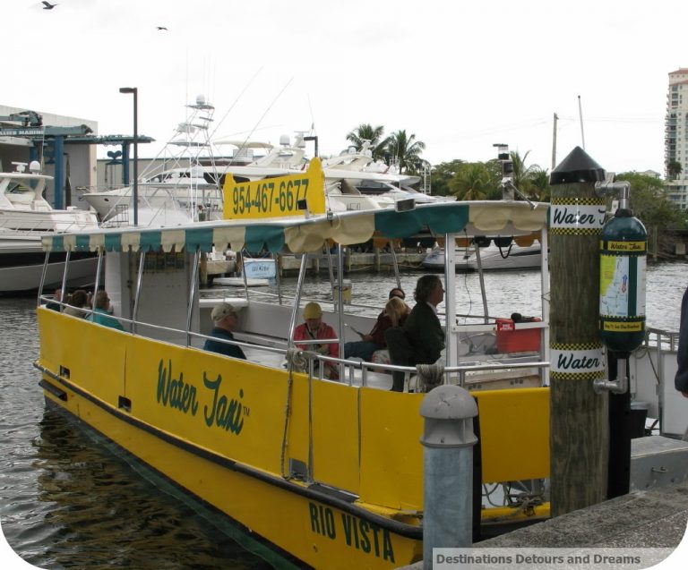 Hopping On and Off Fort Lauderdale Water Taxi