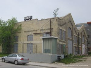 Jame Avenue Pumping Station in Winnipeg's historic Exchange District - a walking tour of the East exchange area.