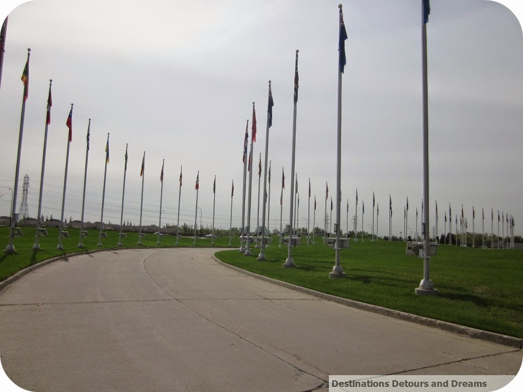 Winnipeg Royal Canadian Mint flags