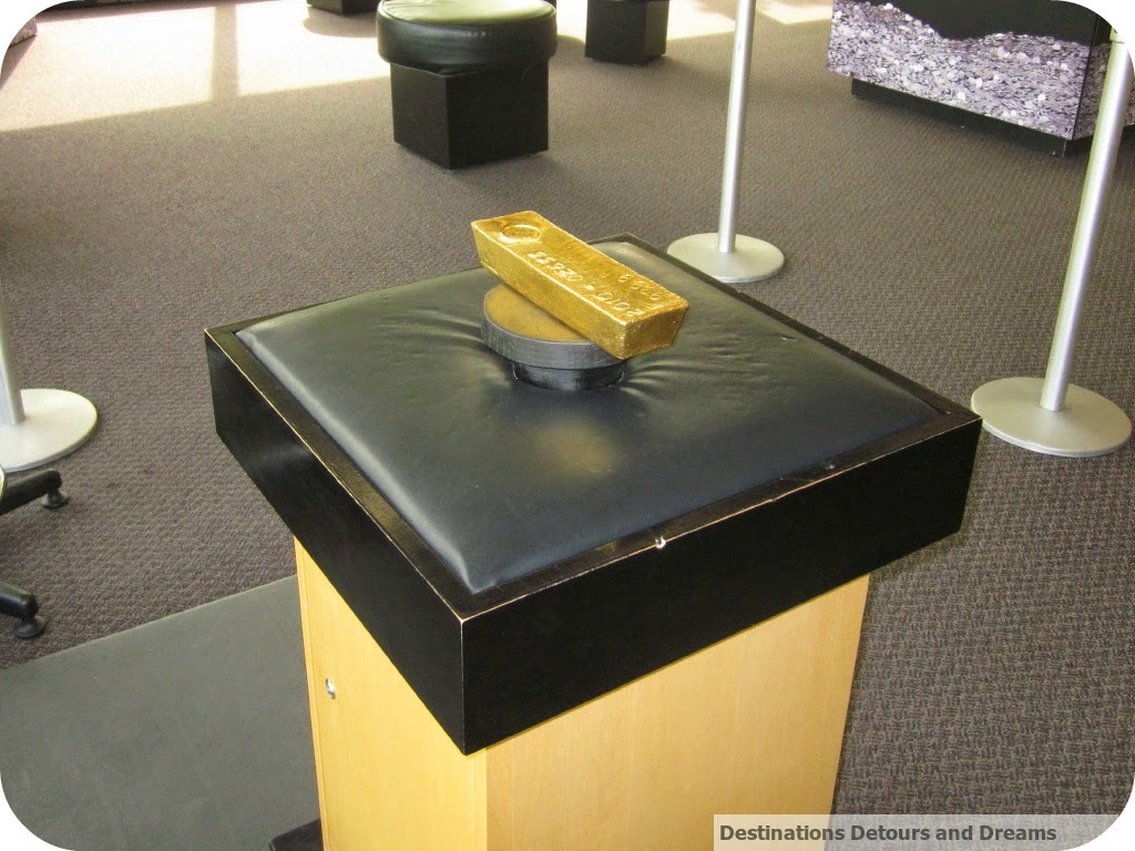 gold bar at Winnipeg Mint