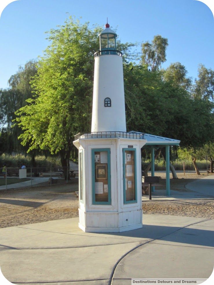Lake Havasu lighthouse kiosk