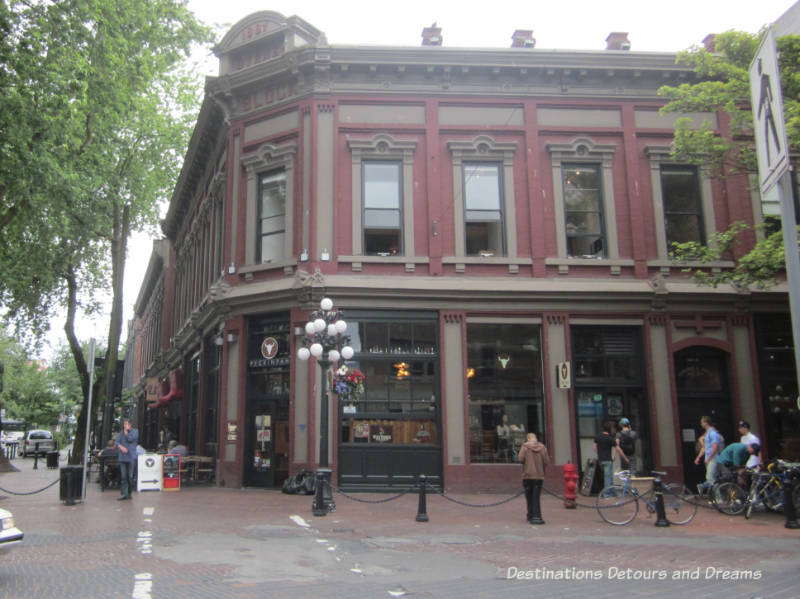 Byrnes Building in Gastown, Vancouver's oldest neighbourhood and a popular tourist site, a great area to wander around