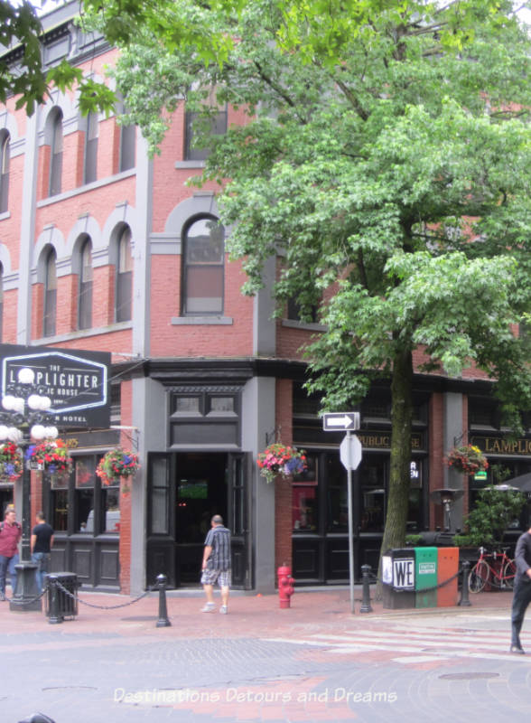 Lamplighter Pub in Dominion Hotel in Gastown, Vancouver's oldest neighbourhood and a popular tourist site, a great area to wander around