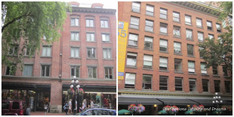 Malkin warehouses in Gastown, Vancouver's oldest neighbourhood and a popular tourist site, a great area to wander around