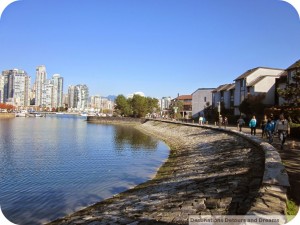 Paths along Vancouver seawall