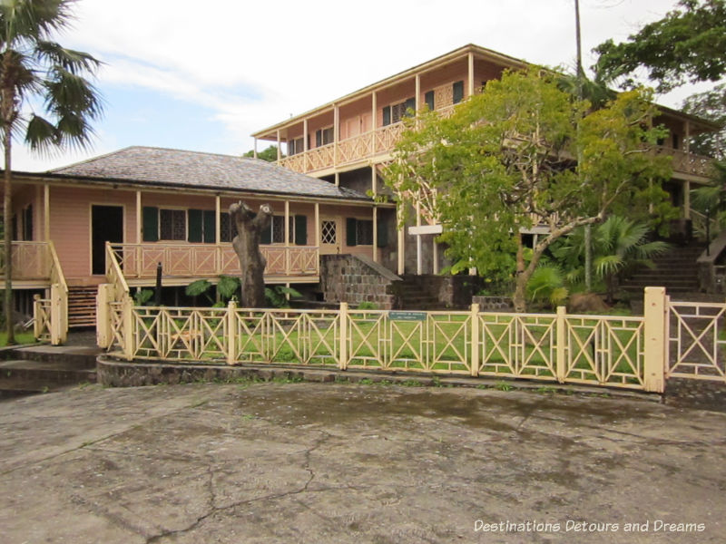 Former plantation on Nevis. Museum musings; Have you ever wondered what it would be like to live in the places depicted in museums?