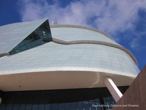 The architecture of the Canadian Museum for Human Rights give physical shape to the idea of an upward journey in the struggle for human rights. Winnipeg, Manitoba