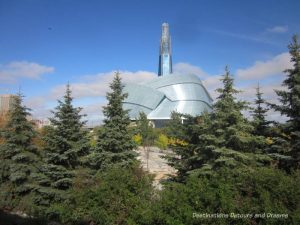 The architecture of the Canadian Museum for Human Rights give physical shape to the idea of an upward journey in the struggle for human rights. Winnipeg, Manitoba