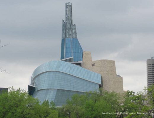 Inside the Canadian Museum for Human Rights, Winnipeg, Manitoba