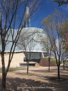 Inside the Canadian Museum for Human Rights, Winnipeg, Manitoba