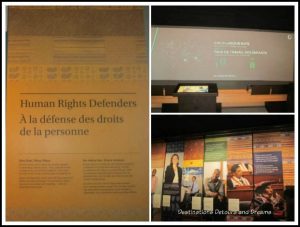 Inside the Canadian Museum for Human Rights, Winnipeg, Manitoba