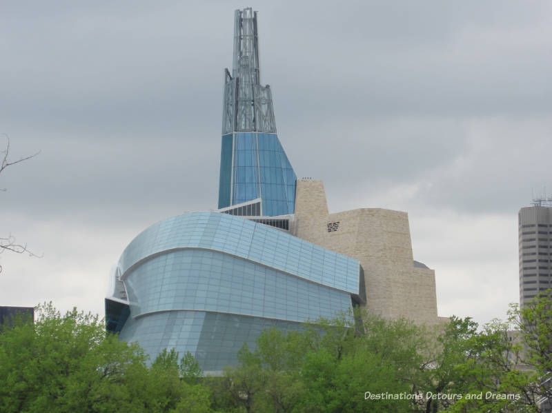 Inside the Canadian Museum for Human Rights, Winnipeg, Manitoba