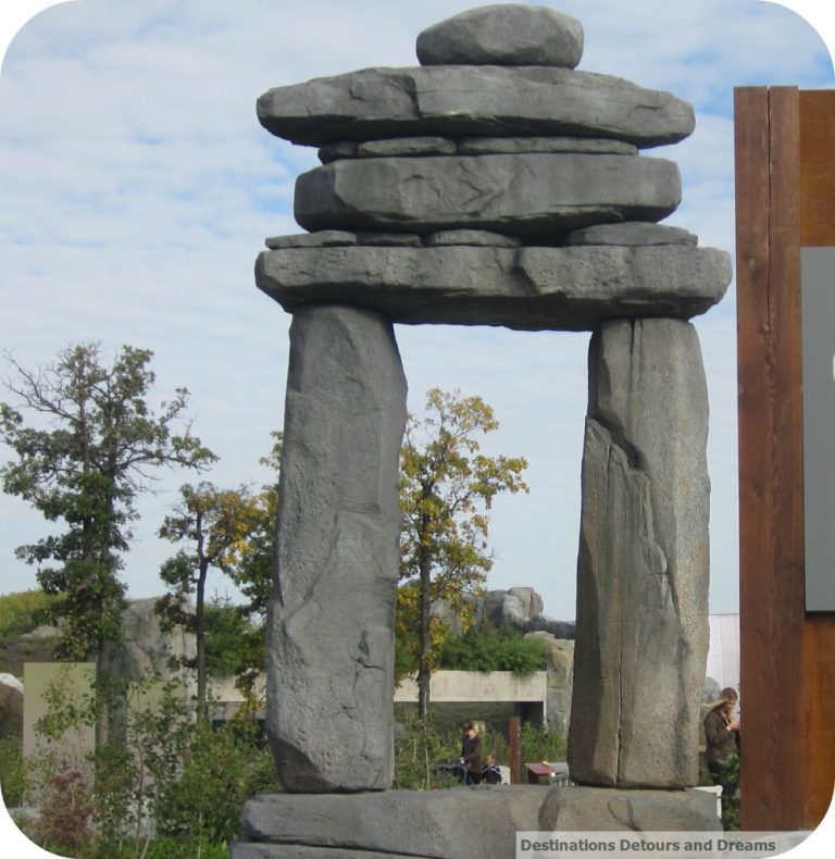 Intrigued By Inukshuk