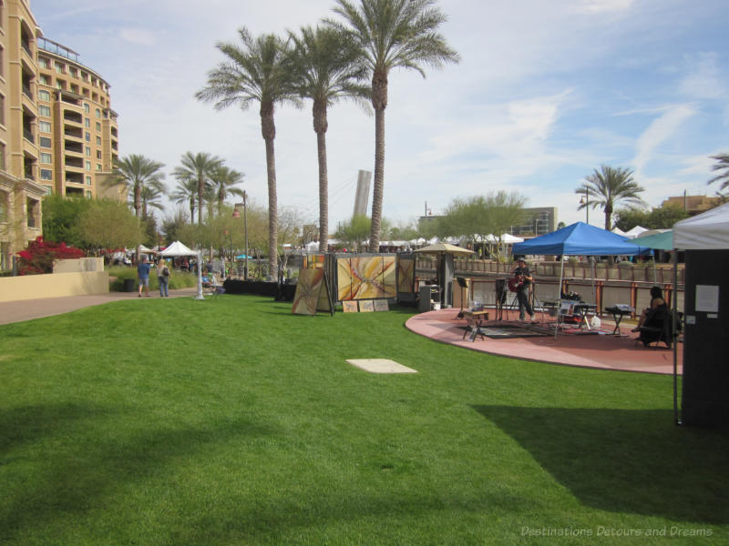 Musicians at Waterfront Fine Art & Wine Festival , Scottsdale, Arizona