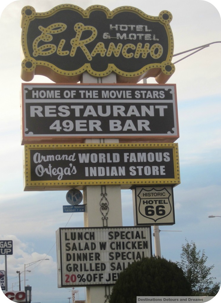 El Rancho Hotel sign