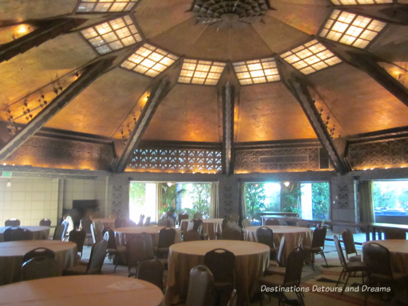 Aztec Room on the Arizona Biltmore Jewel of the Desert tour: luxurious history and Frank Lloyd Wright connections in Phoenix