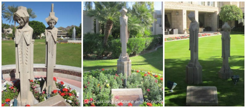 Sprites on the Arizona Biltmore Jewel of the Desert tour: luxurious history and Frank Lloyd Wright connections in Phoenix