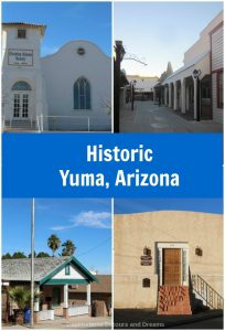Downtown Yuma, Arizona has historic buildings and history to explore while browsing in unique shops and stopping to dine