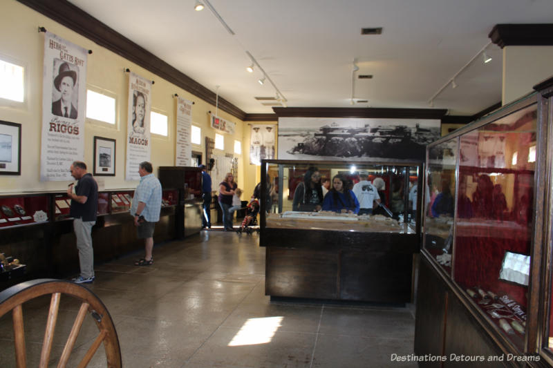 Displays in the Yuma Prison Museum