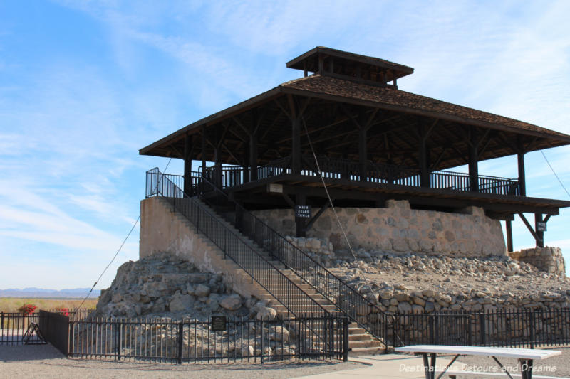 Water reservoir and guard tower at Yuma Prison Museum