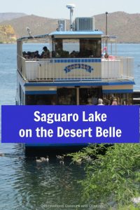 Sailing the Desert Belle on Saguaro Lake, Arizona and learning about unique ecosystems