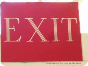 exit sign